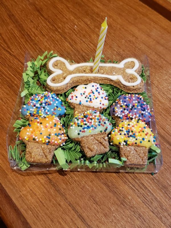 Gourmet Dog Treats – Mini Cupcake Birthday package