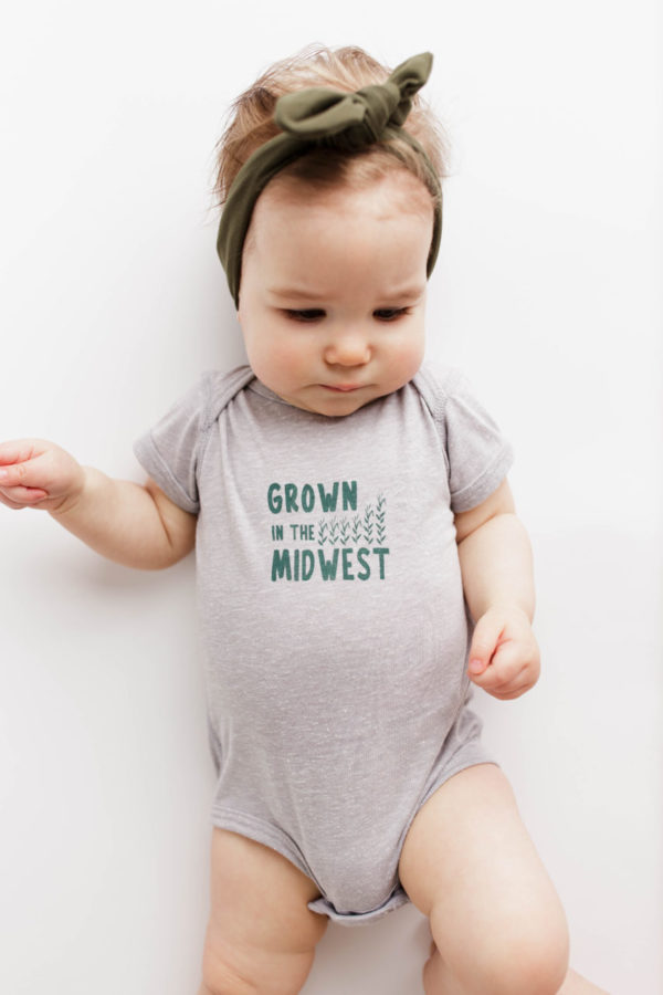 “Grown In The Midwest” Baby, Toddler, Youth