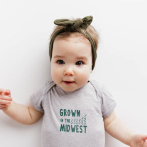 “Grown In The Midwest” Baby, Toddler, Youth