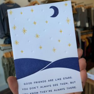 “Good Friends” Letterpress Greeting Card
