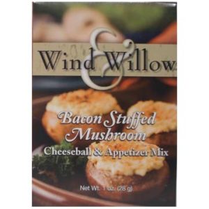 Wind & Willow Bacon Stuffed Mushroom Cheeseball and Appetizer Mix