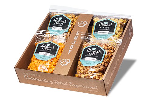 The Fab Four Gourmet Popcorn Gift Box Set