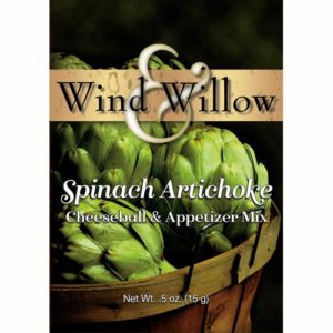 Wind & Willow Spinach Artichoke Cheeseball and Appetizer Mix