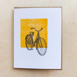 Vintage Bicycle Greeting Card