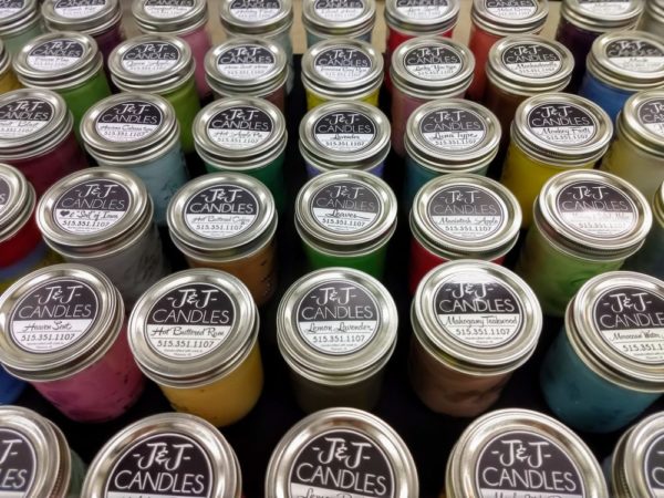 J&J Candles – 2 Sizes – 150 Scent Choices