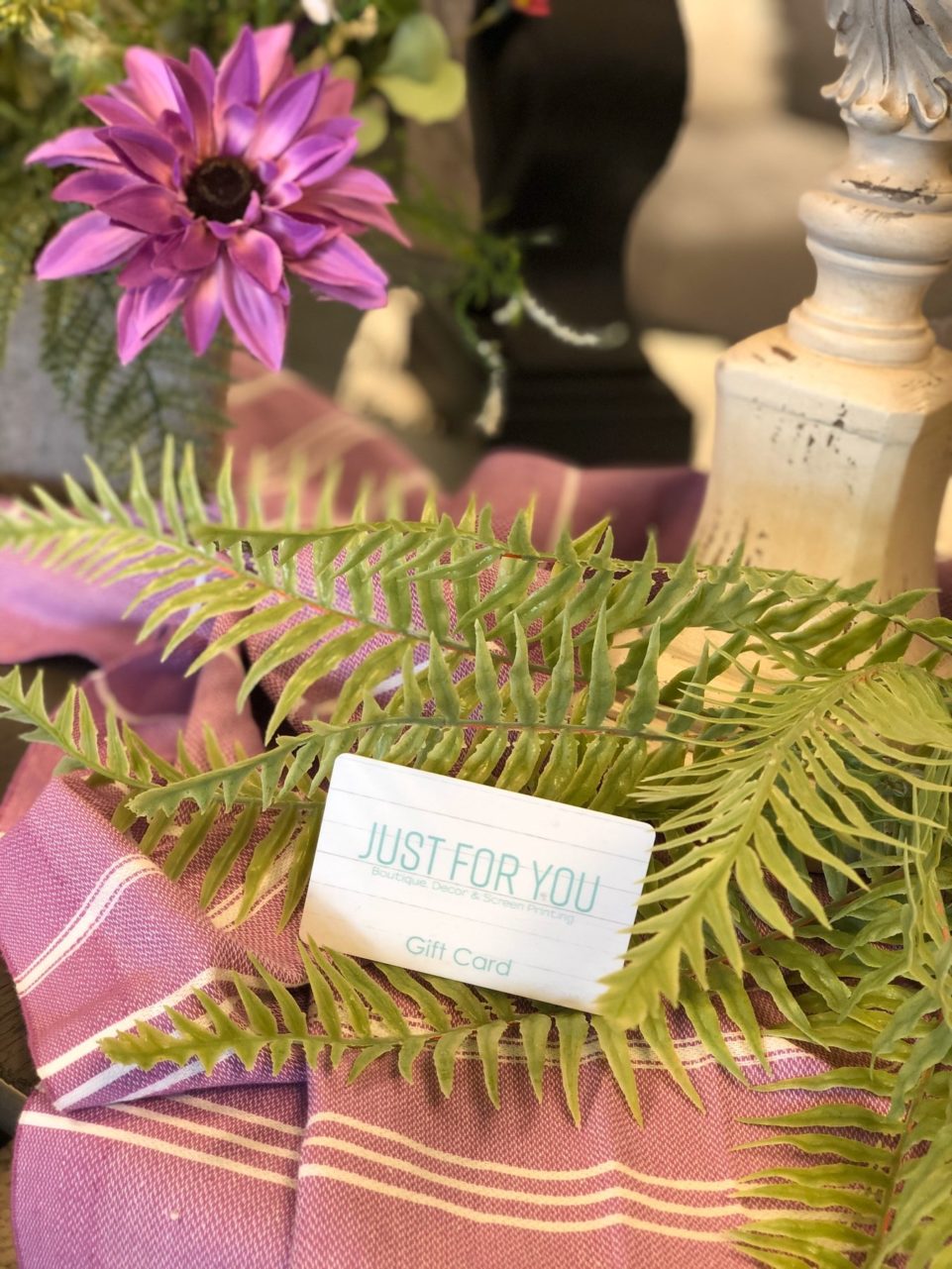 Just For You Gift Card Shop Iowa