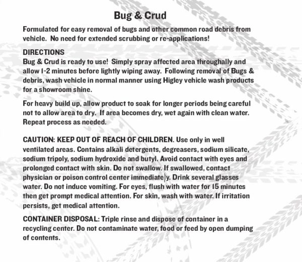Bug & Crud Vehicle Cleaner