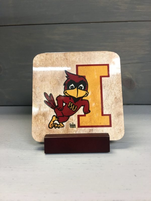 Iowa State University Hardboard & Sandstone Coasters