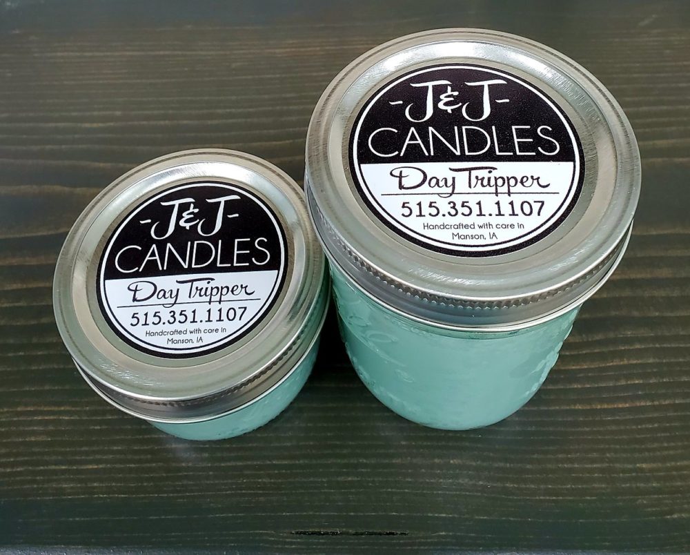 J&J Candles 2 Sizes 150 Scent Choices Shop Iowa