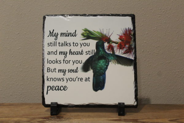 My Mind Sublimated Memorial Slate