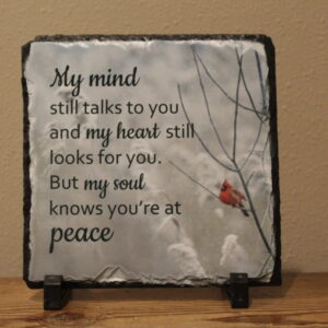 My Mind Sublimated Memorial Slate