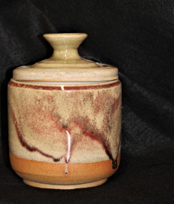 Ceramic Pot with Lid by Artist Paul Koch