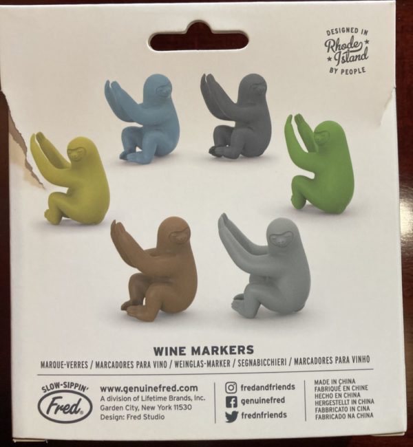 Wine Markers – Sloths
