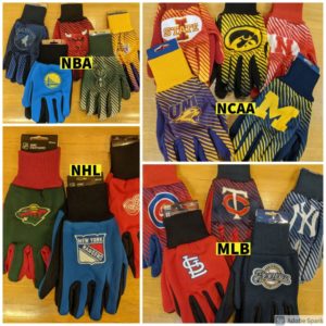 Sport Utility Gloves NCAA, MLB, NHL, NBA