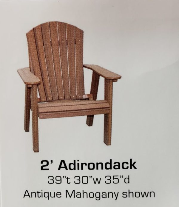 2′ Adirondack Chair PolyCraft Furniture