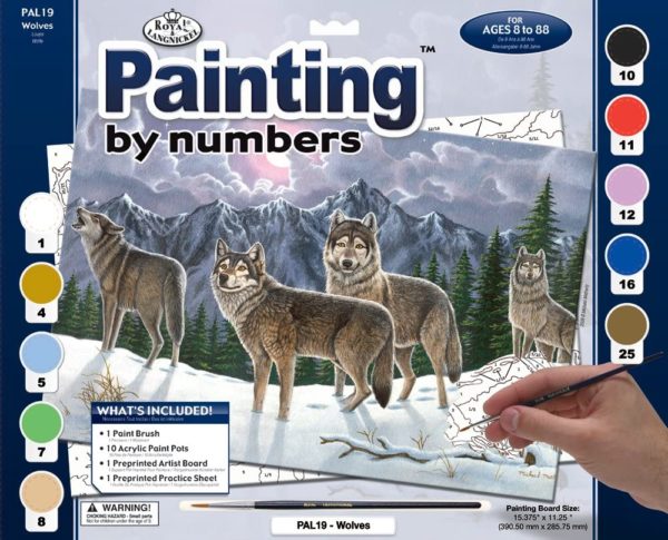 Paint By Numbers- Wolves