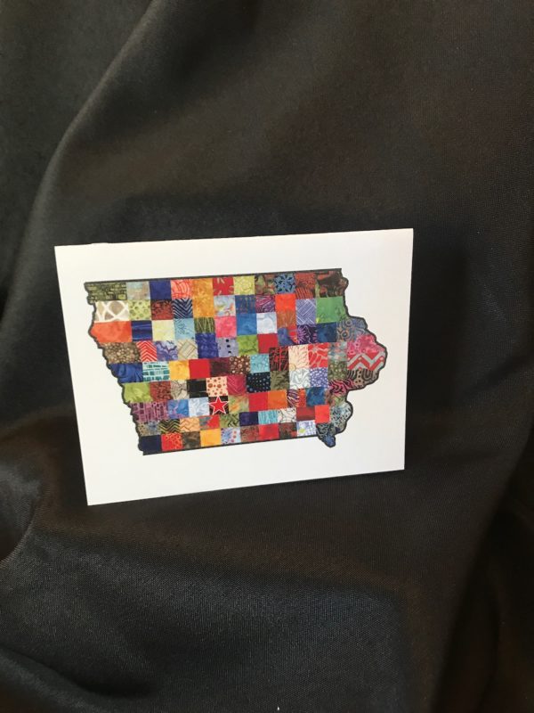 Quilted Iowa Note Cards