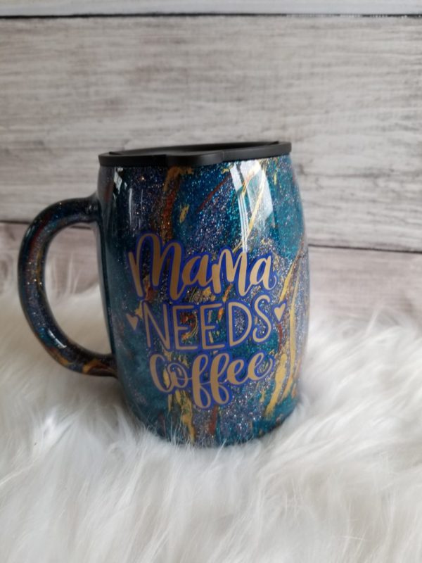 Mama Needs Coffee Insulated Mug
