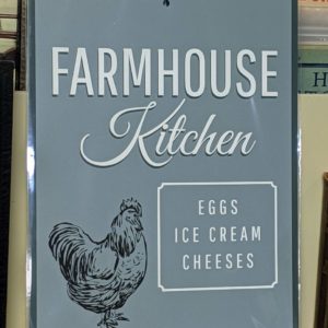 Farmhouse Kitchen Tin Sign