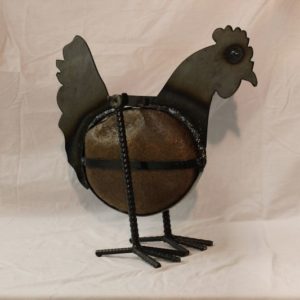 Rocking Hen or Rooster Metal Creation
