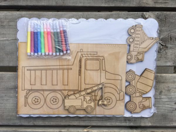 Wooden Children Color Kits
