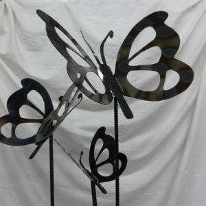 Butterfly Stakes Metal Creations