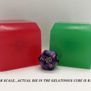Gelatinous Cube Soap w/ d20 inside