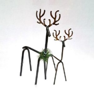 Decorative Iron Reindeer