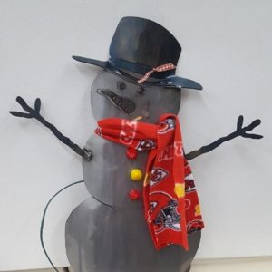 Iron Decorative Snowman