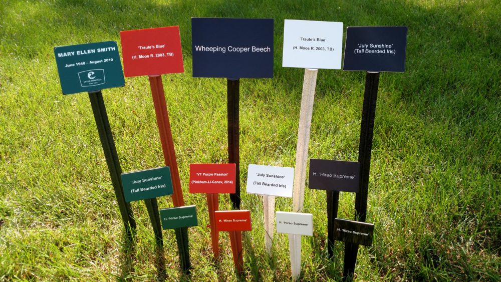 F: Tall Display Plant Label, garden marker, plant marker, garden label
