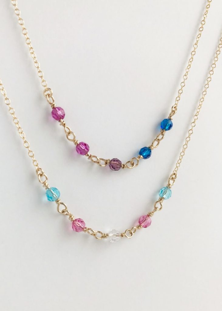 LGBQT+ Crystal Rainbow Necklace – Shop Iowa
