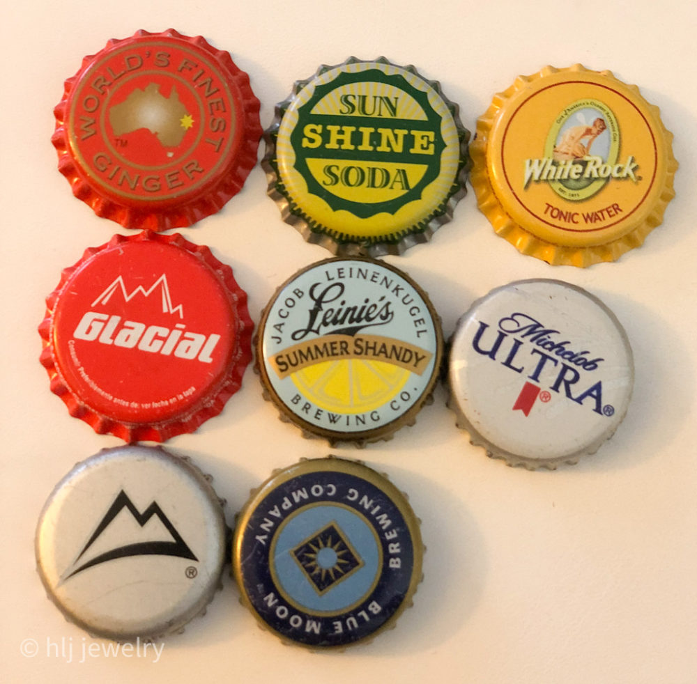 Set of 8 Bottlecap Magnets – Beer, Alcohol, Soda – Shop Iowa