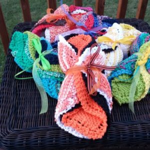 Hand Knitted Dish cloths
