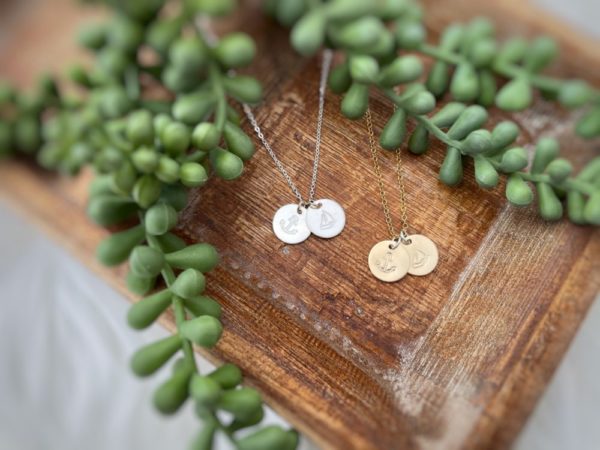 Anchor & Sails Necklace For Her– “You are my anchor and my sails all at once.”