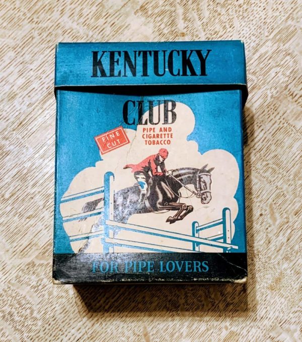 Vintage 1940’s Kentucky Club Tobacco Box