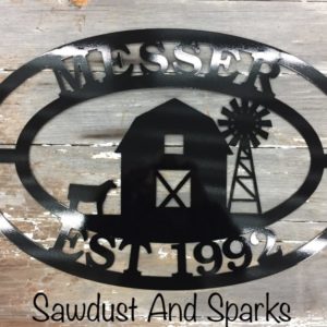 Agricultural Oval Metal Signs