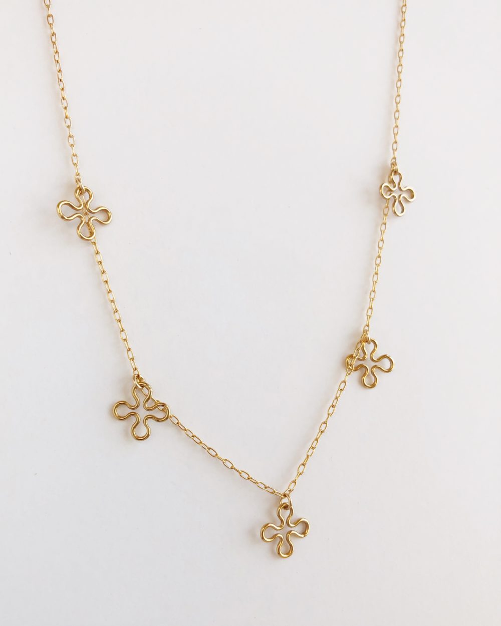 Flower Charm Collar Necklace – Shop Iowa