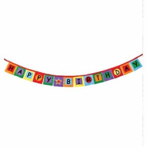 Felt Happy Birthday Banner