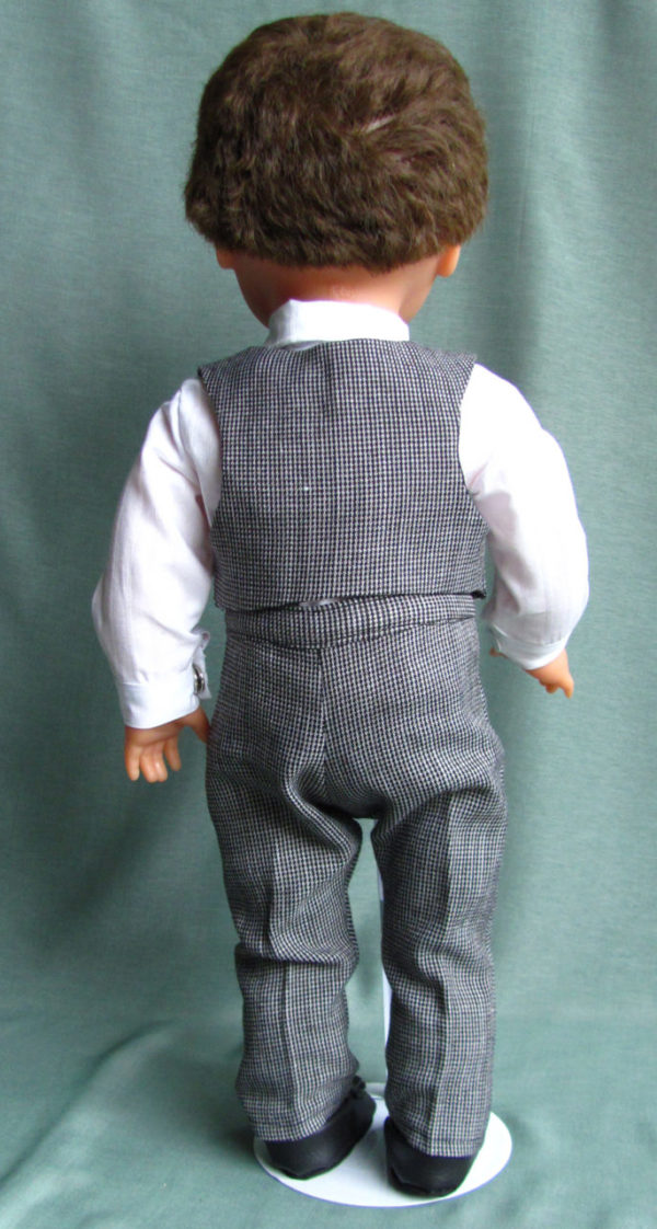 Boy doll clothes for 18 inch doll 4-piece suit vest pants shirt tie