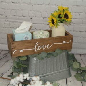 Love Back of Toilet Farmhouse Crate