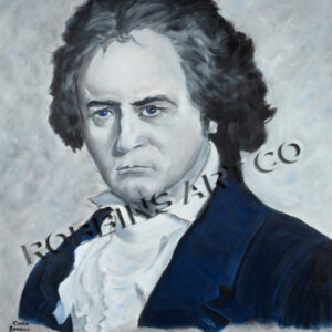 Beethoven Oil Painting by Chris Robbins