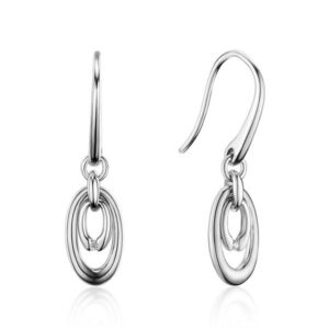 Bentelli Sterling Silver Dangle Earrings