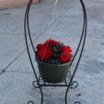 Hanging Basket Flower Stand