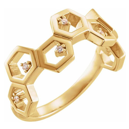 Stueller 14K Yellow Gold Fashion Ring