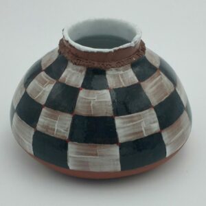 Checkered Pot By Bill Ball