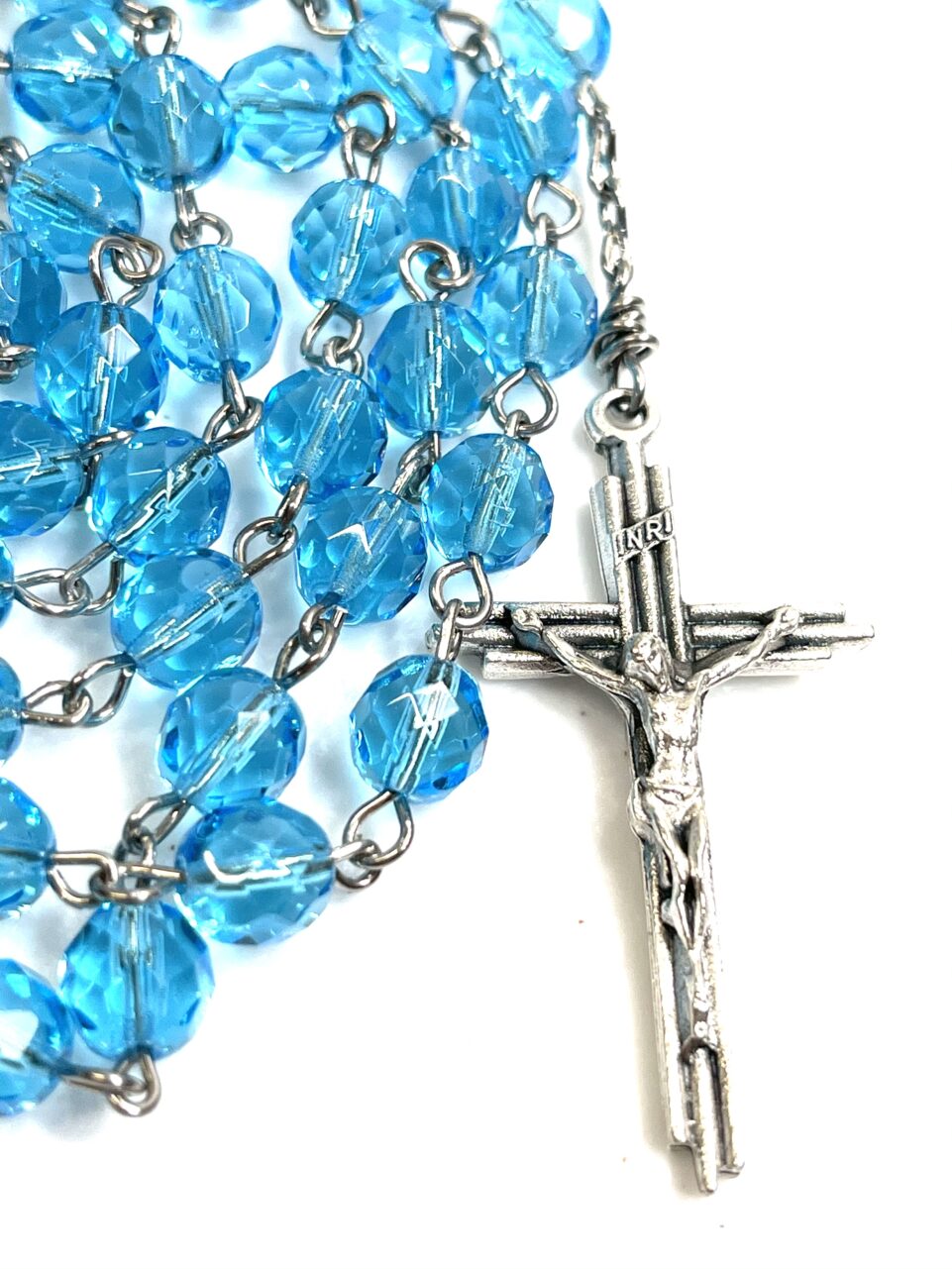 Rosary Making Kit Glass Bead Rosary Supplies Beads Jewelry Making Turquoise  BLUE