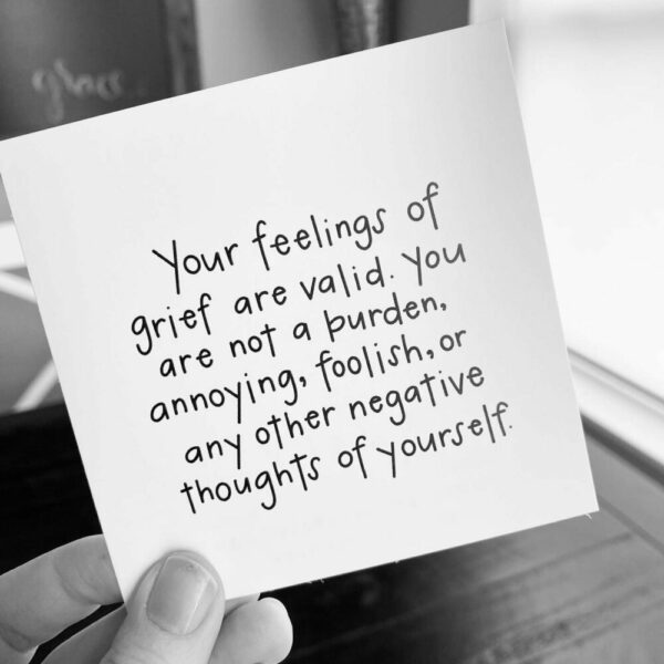 Inspirational SMACK message cards – the {grief} pack