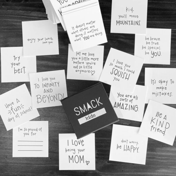 Inspirational SMACK message cards – the {kids} pack
