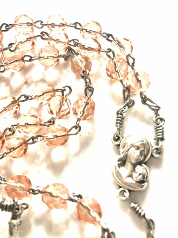 Rose colored rosary