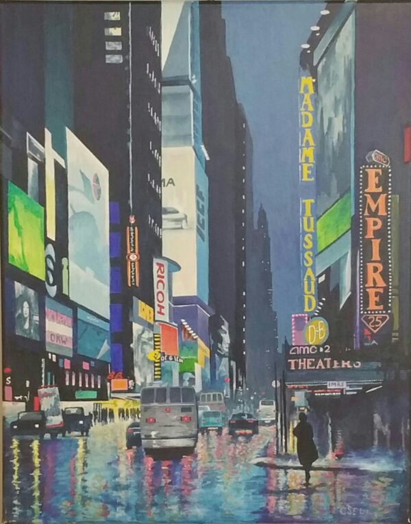 New York, NY fabric hologram art by Don Dixson